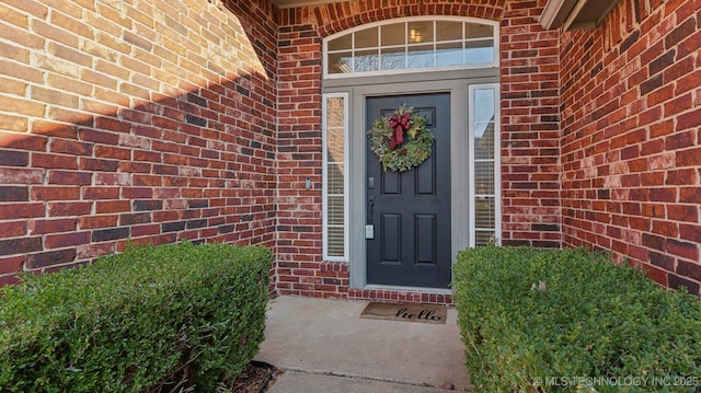 view of entrance to property