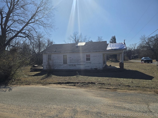 view of property exterior