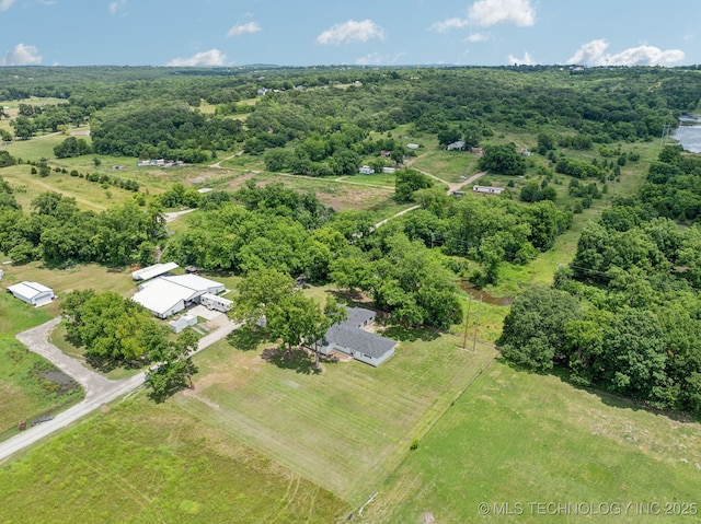 10541 Sahoma Lake Rd, Sapulpa, OK 74066 - aerial view of sparsely populated area