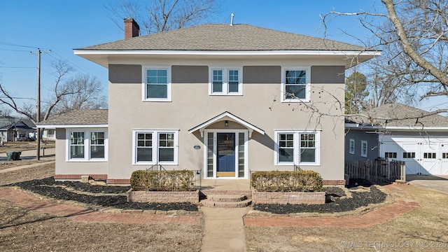 view of rear view of property