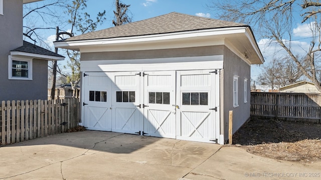 view of outbuilding