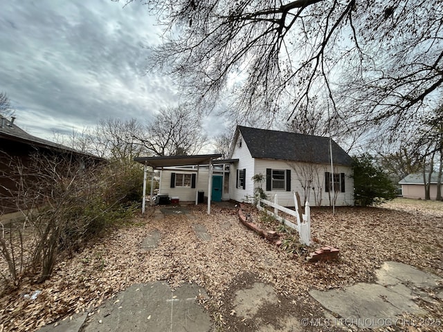 view of rear view of house