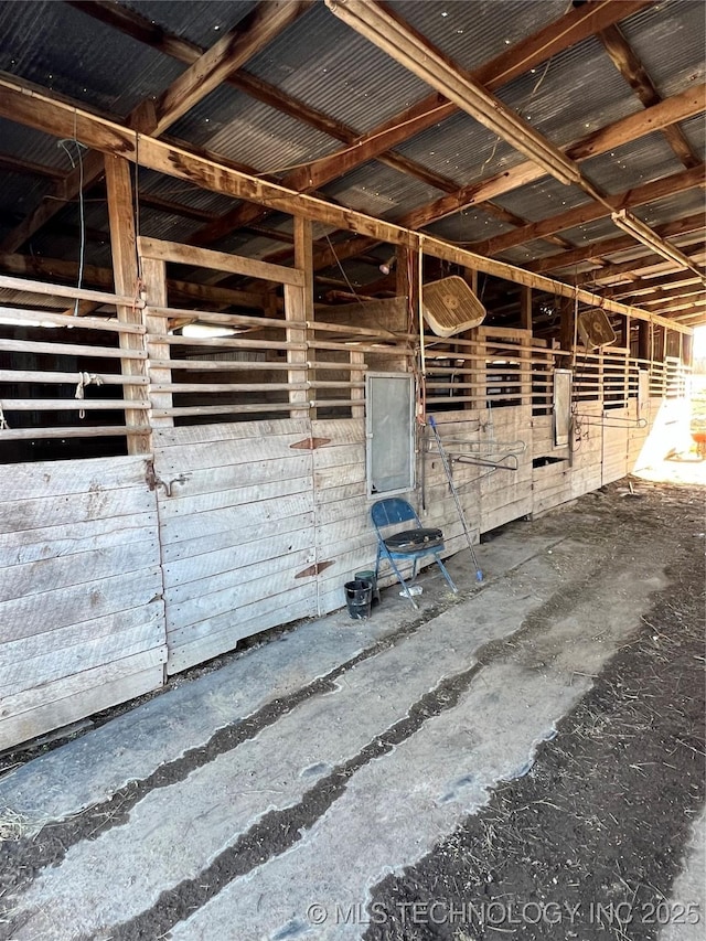 view of stable