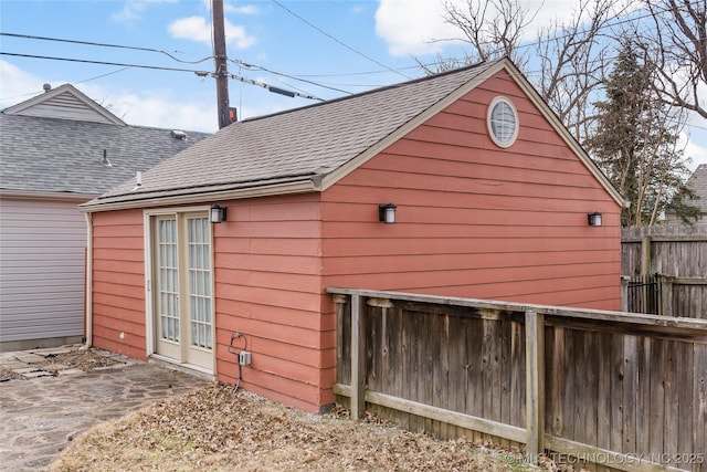 view of property exterior