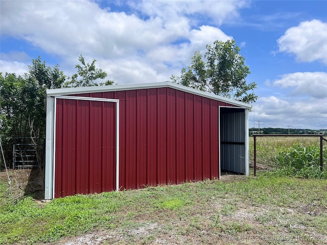 view of outbuilding