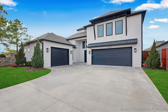 view of front of home with a front yard