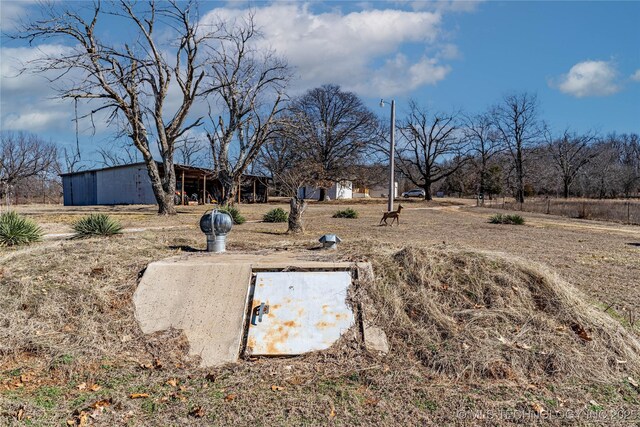 432756 E 320th Rd, Big Cabin, OK 74332 - view of storm shelter