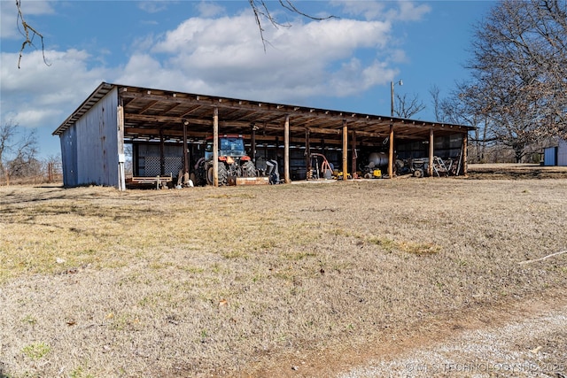 view of outdoor structure