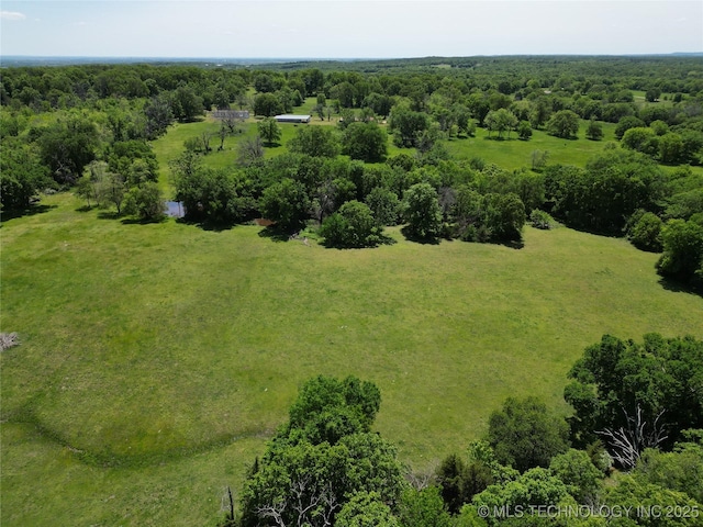 432756 E 320th Rd, Big Cabin, OK 74332 - birds eye view of property