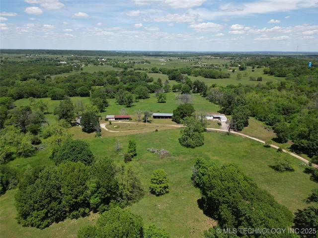 432756 E 320th Rd, Big Cabin, OK 74332 - drone / aerial view with a rural view