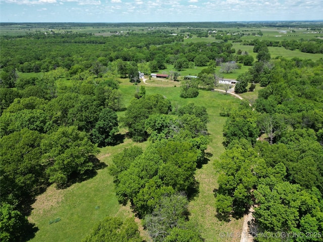 432756 E 320th Rd, Big Cabin, OK 74332 - birds eye view of property with a view of trees
