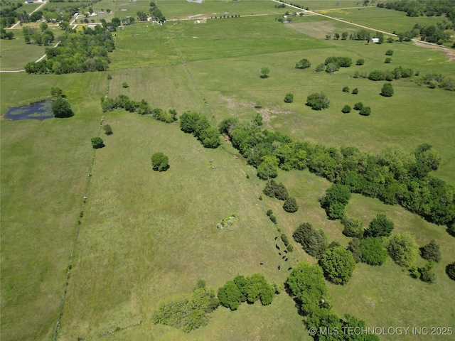 432756 E 320th Rd, Big Cabin, OK 74332 - aerial view featuring a rural view