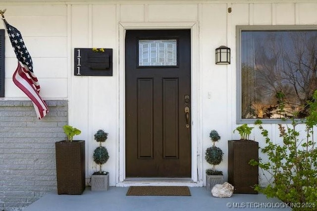 view of entrance to property