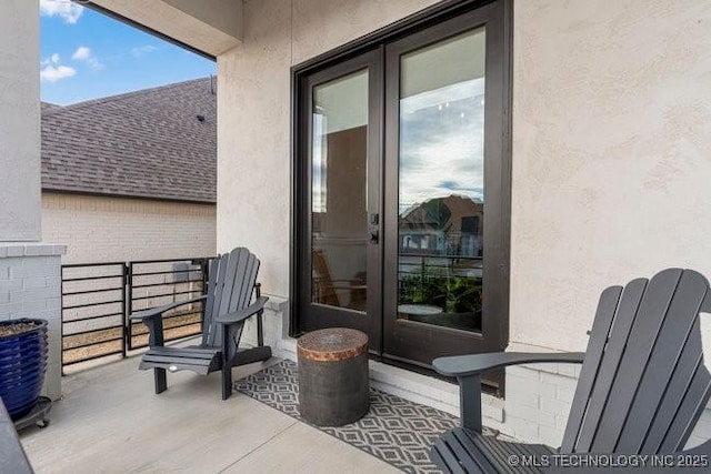 view of patio / terrace featuring a balcony