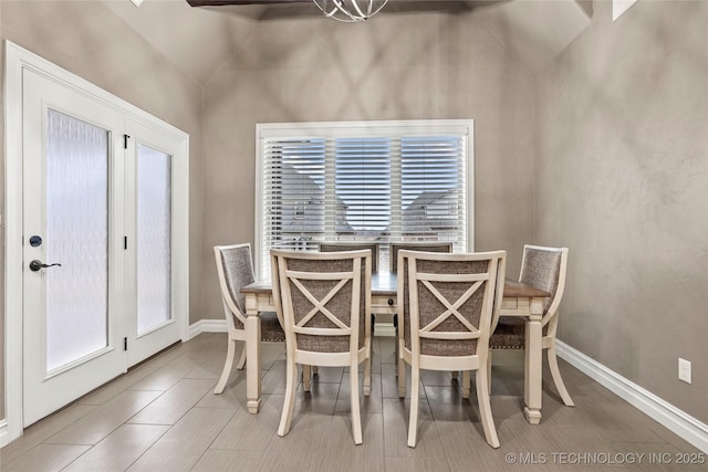 dining room with a healthy amount of sunlight