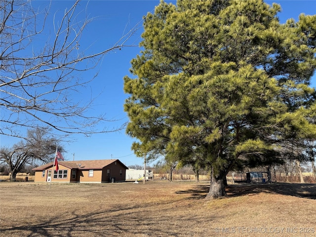 view of yard