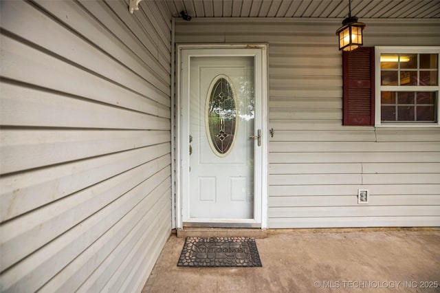 view of property entrance