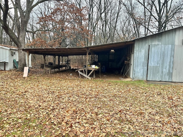 view of outbuilding