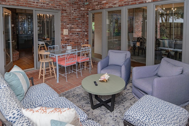 view of patio / terrace with an outdoor hangout area