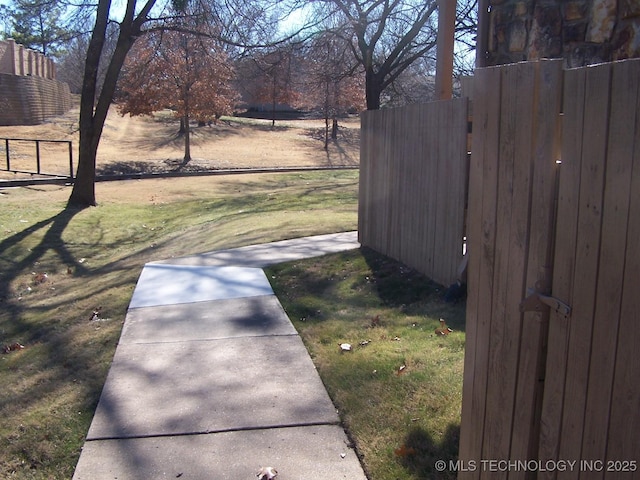 view of yard