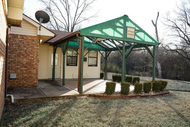 view of patio