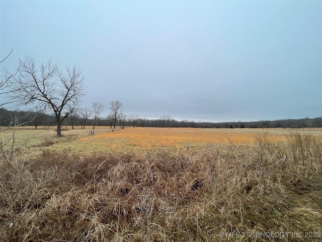 view of landscape with a rural view