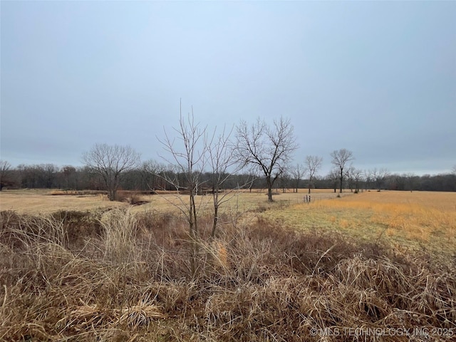 view of landscape with a rural view