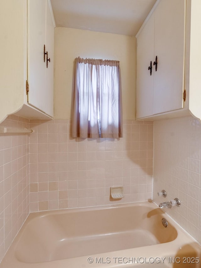 bathroom featuring a bathtub