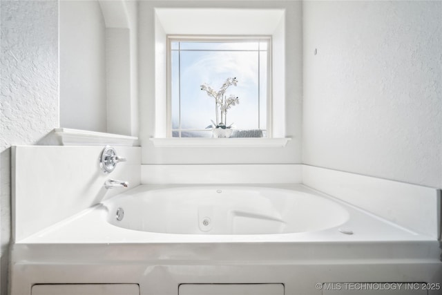 bathroom with a bathtub