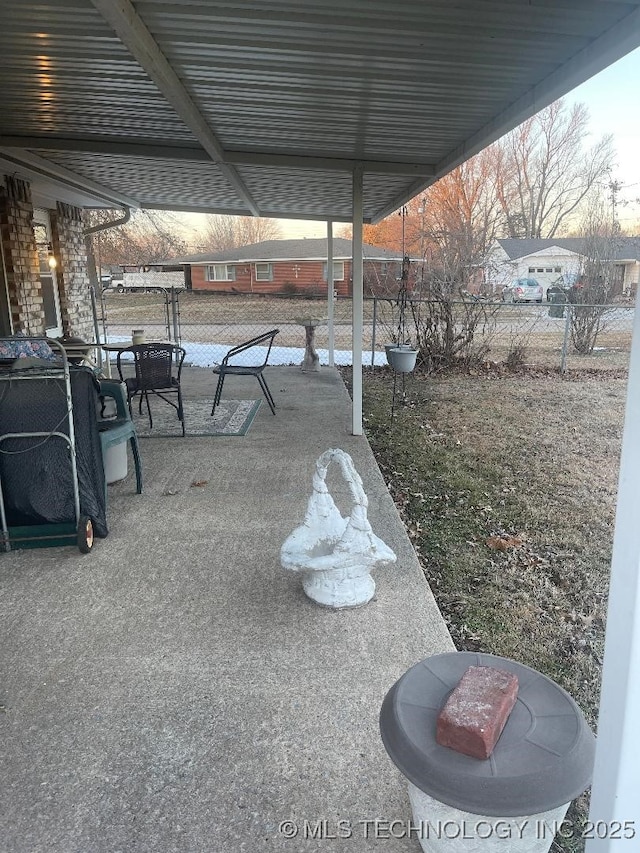 view of patio / terrace