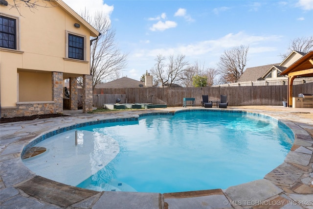 view of pool