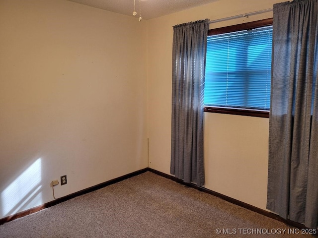 spare room with carpet flooring