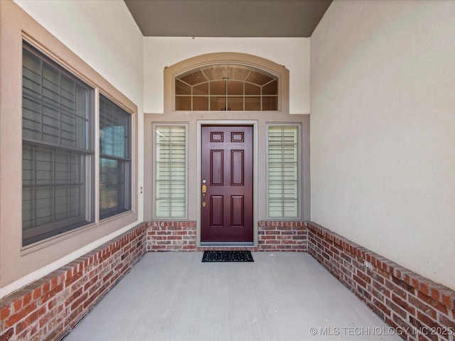 view of property entrance