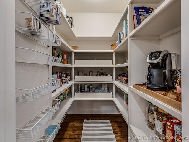 view of pantry