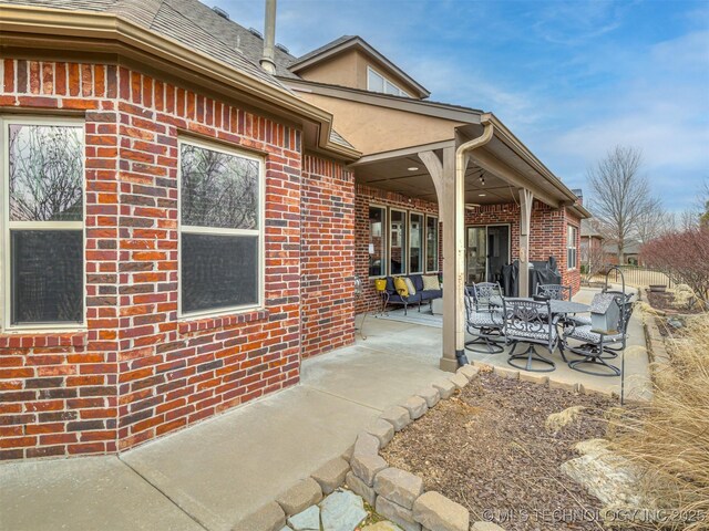 view of patio