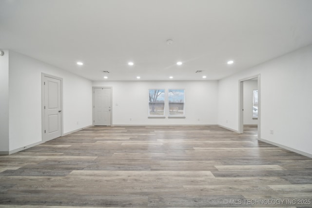 interior space featuring light hardwood / wood-style flooring