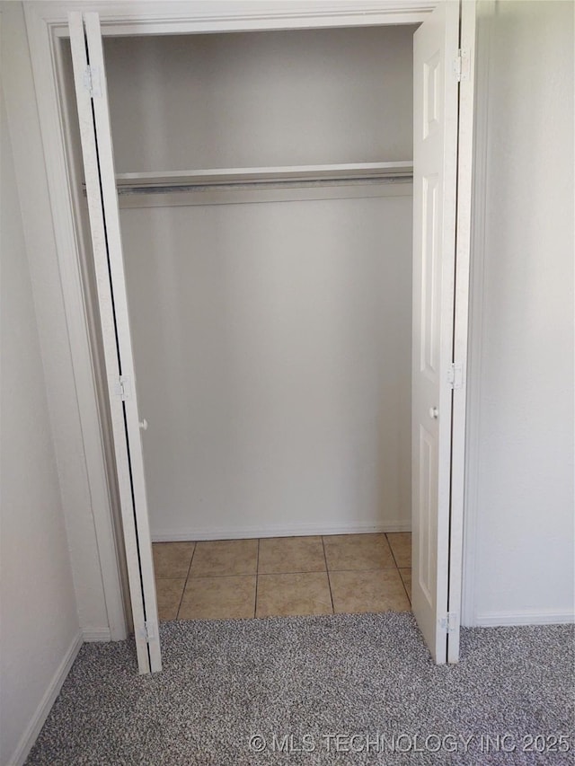 view of closet