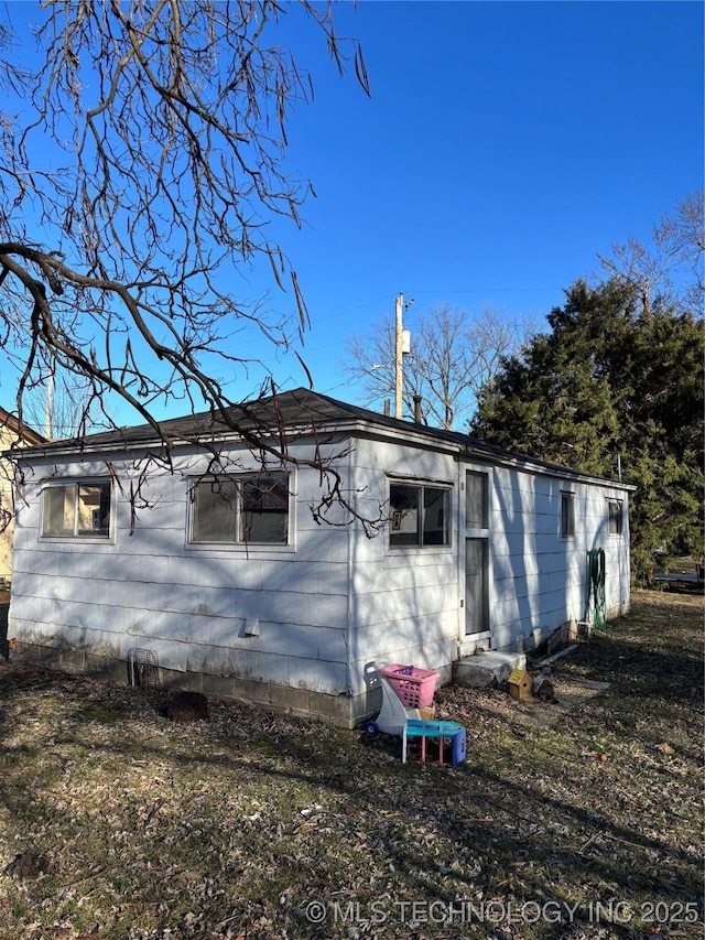 view of back of house