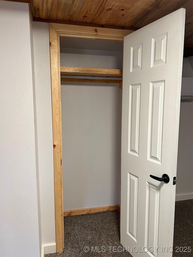 view of closet