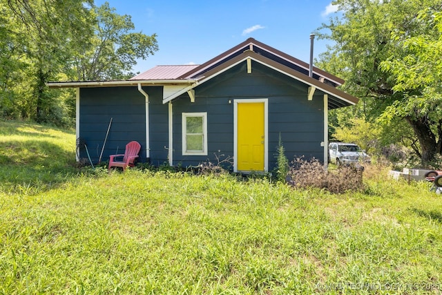 view of back of property