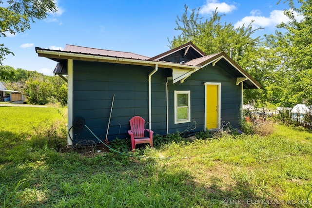 view of rear view of property