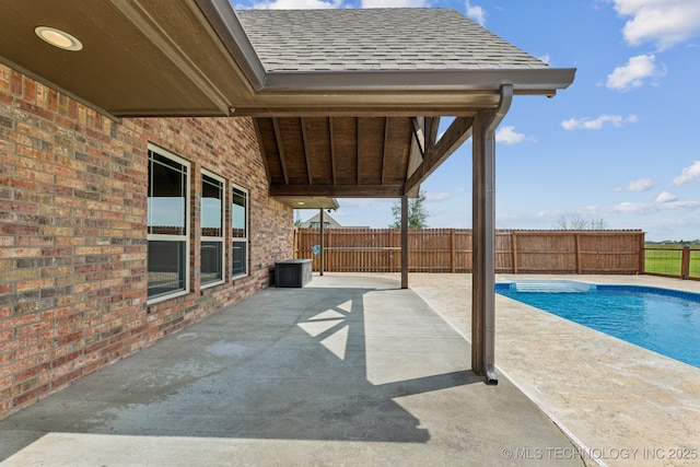 exterior space with a patio