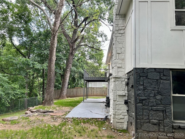 7850 S Park Ave, Broken Arrow, OK 74011 - fenced backyard featuring a patio area