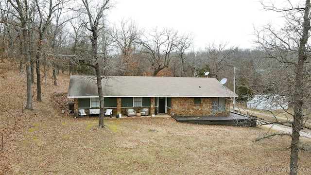 view of front of property