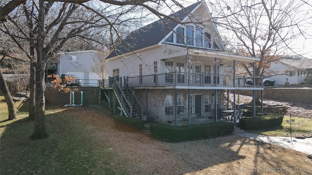 back of house featuring a patio