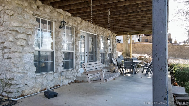 view of patio