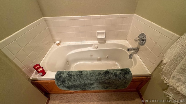 interior details featuring a bathtub