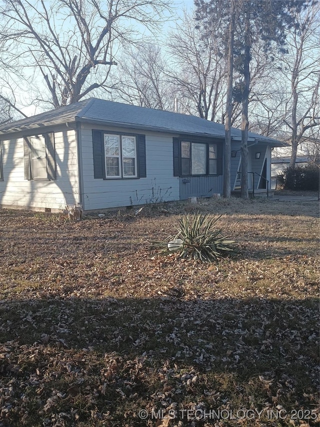 view of ranch-style home