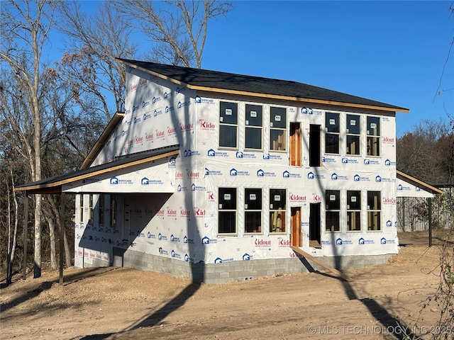 view of property in mid-construction