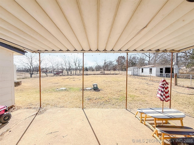 view of patio